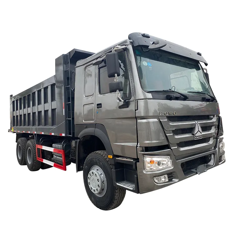 Front view of HOWO Dump Trucks, rugged design