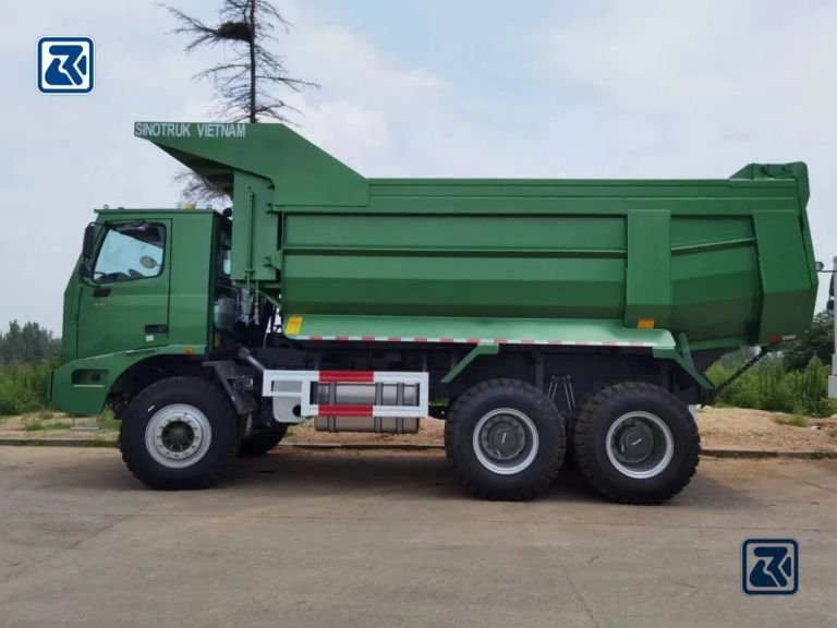 Side view of a HOWO dump truck - HOWO Special Truck Ltd